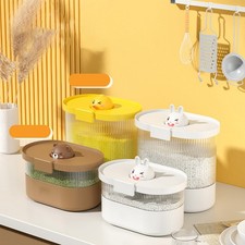 .Rice Bucket Damp Proof Sealing Thickened PP PET Grain Storage Tank For Home