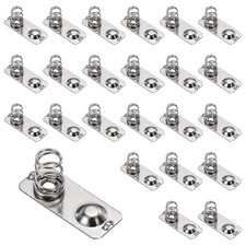 24Pcs Battery Spring Contact 20 x 8mm Positive Negative Bipolar, Two Way