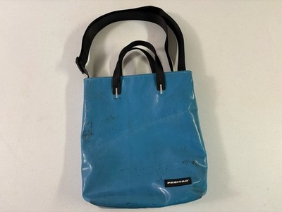FREITAG 202 LELAND Tote Shoulder Tarp Bag Light Blue Casual Office Men Women