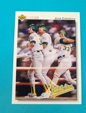 1992 Upper Deck #333 Jose Canseco Oakland Athletics BASEBALL Card N