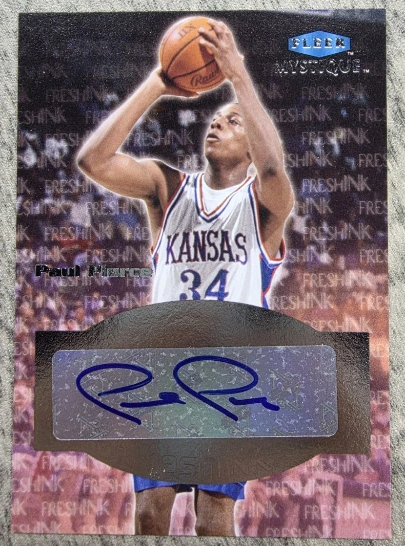 Paul Pierce Basketball Autographed Sports Trading Cards