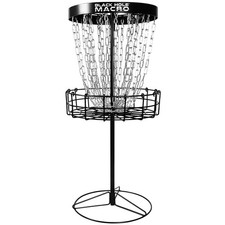 MVP Disc Sports Black Hole Macro Mini Disc Golf Basket (38" Tall Mini Basket)