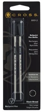 Ballpoint Pen Refill - Black - Broad - Dual Pack