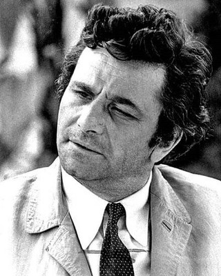 Peter Falk as Columbo with classic quizzical expression 4x6 photo