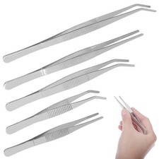 5 Pcs Stainless Steel Tweezers Garden Tool Gardening Accessory Set