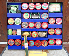 VTG 1938 HALL'S FISHING REEL LINE SALESMAN SAMPLE HUGE KIT STORE DISPLAY. MIB!