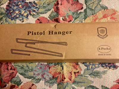 NEW~StrongTools Handgun Hanger Rack Safe Shelf or Bookshelf 4 Pack 8 Hanger Rods