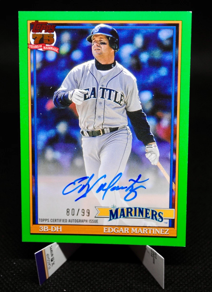 Edgar Martinez Baseball Serial Numbered Sports Trading Cards