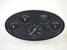 Stewart Warner Vintage 10 Wide X 5-34 High Instrument Gauge Panel Stewart Warner Vintage 10 Wide X 5-34 High Instrument Gauge Panel