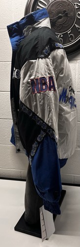 Neu mit Etikett Vintage 90er Pro Player Orlando Magic NBA gefütterte Jacke Large - Bild 2 von 17