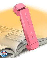 HIONXMGA Book Reading Light,Silent Touch Books Lamp for Reading in Bed,Rechar