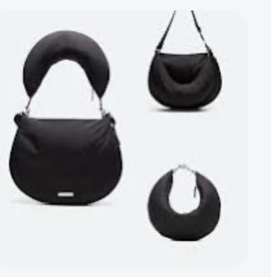 #ad NWT Authentic $600 Helmut Lang Large Travel Bag Shoulder amp;dust Bag Black Pillow $425.00