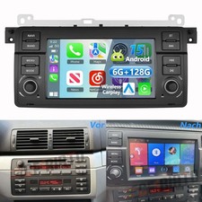 Android 15 6G+128G für 3er BMW E46 318 320 Autoradio GPS NAVI WiFi Carplay Auto