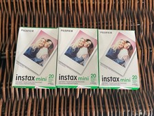 Sealed Fujifilm Instax Mini Instant Film 3 Twin Packs, 60 Total Pictures 