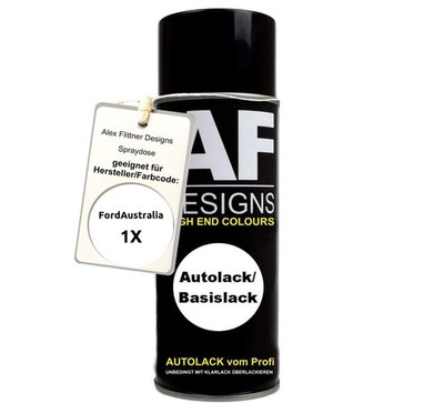Für FordAustralia 1X Dynamic White Spraydose Basislack Sprühdose 400ml