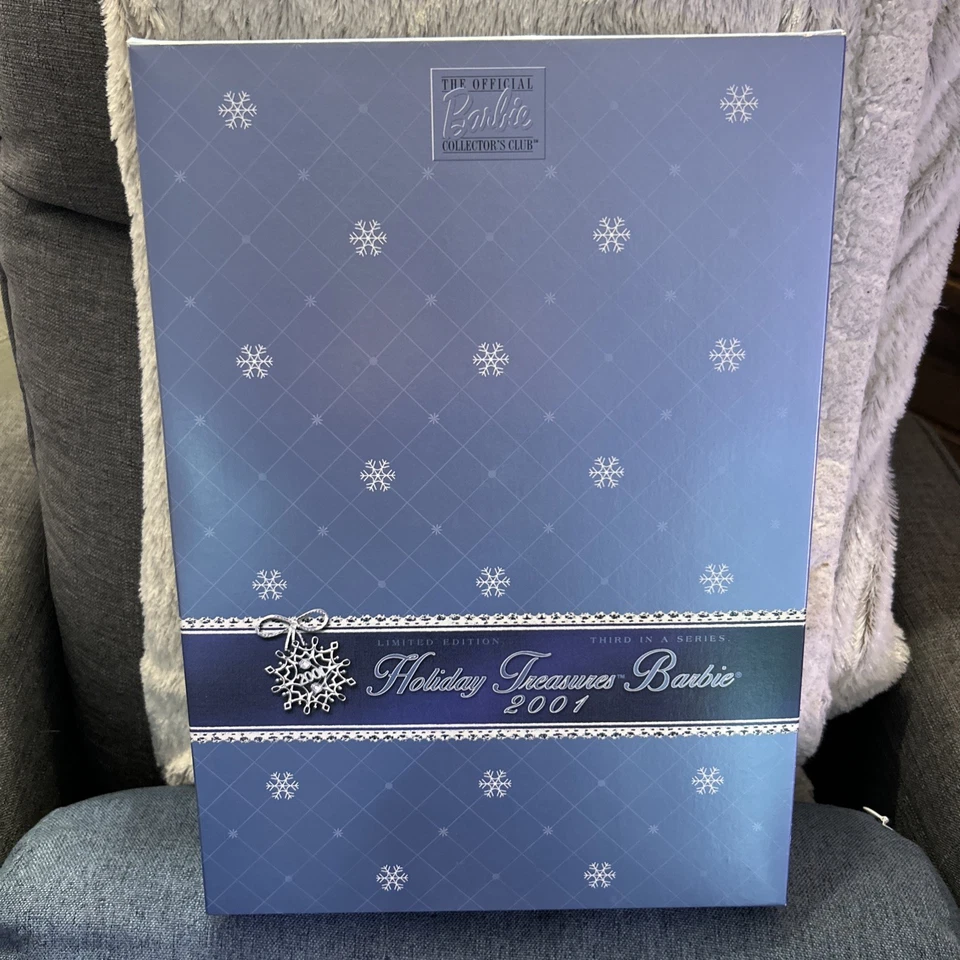 Muñeca Barbie Club de Coleccionistas Mattel Holiday Treasures 2001 - Caja Original Foto 3 de 4