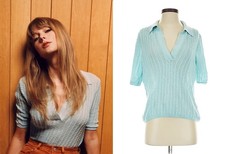 BDG URBAN OUTFITTERS ASO TAYLOR SWIFT Midnights Grayson Knit Shirt Small RARE