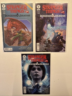 Stranger Things and Dungeons & Dragons #1 Variant set Dark Horse 2020 Dittman