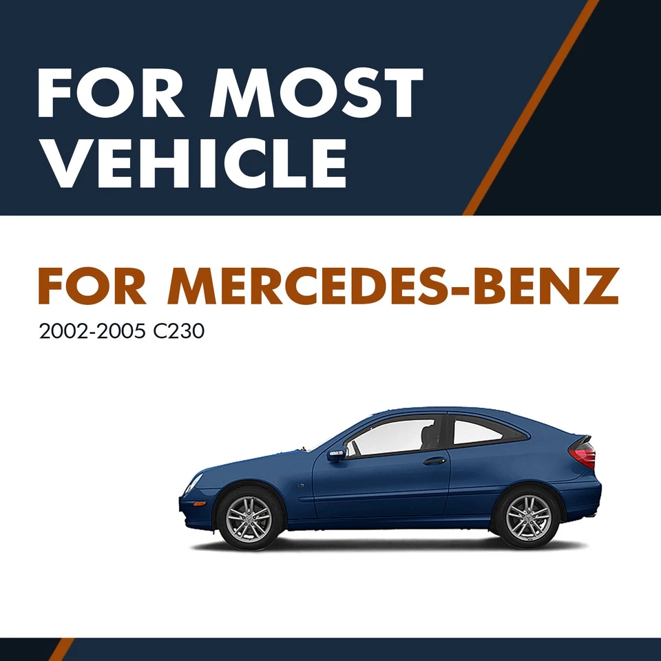 Par de 2 soportes de elevación de tapa de maletero trasero para Mercedes-Benz C320 2002-2005 Foto 2 de 4