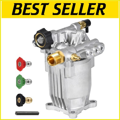 #ad High Performance 3 4quot; Shaft Pressure Washer Pump Die Cast Lightweight Design $113.99