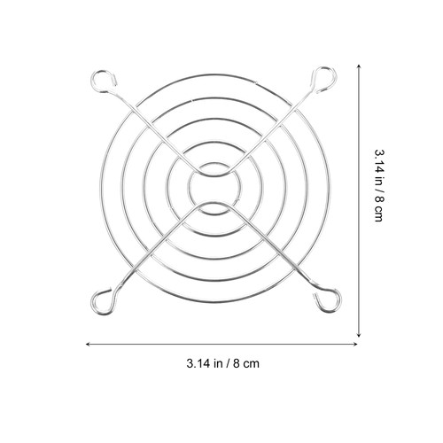 10 PCS Axial Flow Lüfterschutznetz Baby Lüfternetz Für Computergehäuse - 第 4/12 張圖片