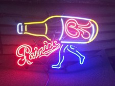 Rainier Walking Bottle Beer Neon Light Sign Lamp 24"x20" Bar Cave Wall Decor