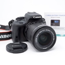Canon EOS 100D 18.0 MP DSLR Camera + 18-55mm Lens Kit - Great - 7k SC!