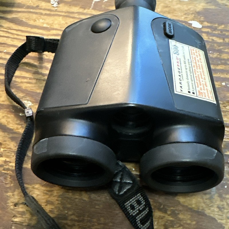 Bushnell Yardage Pro 800 Laser Range Finder 6 Power Optical Sighting System 