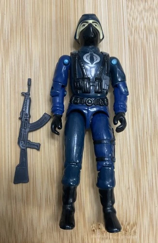 Cobra Officer v1.5 GI JOE 1983 ARAH Vintage COMPLETE Hasbro Figure *Swivel Arm*