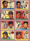 1955 Topps Starter Set Lot of 122 Different Baseball Cards VG - VG+