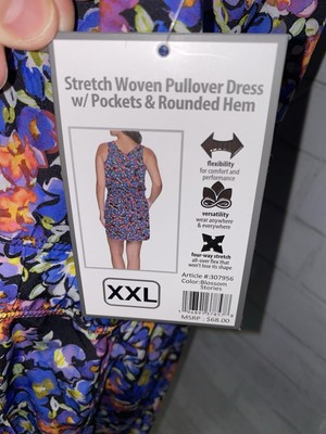 RBX Dress XXL Sleeveless Casual Athleisure Wicking Stretch NWT Colorful New