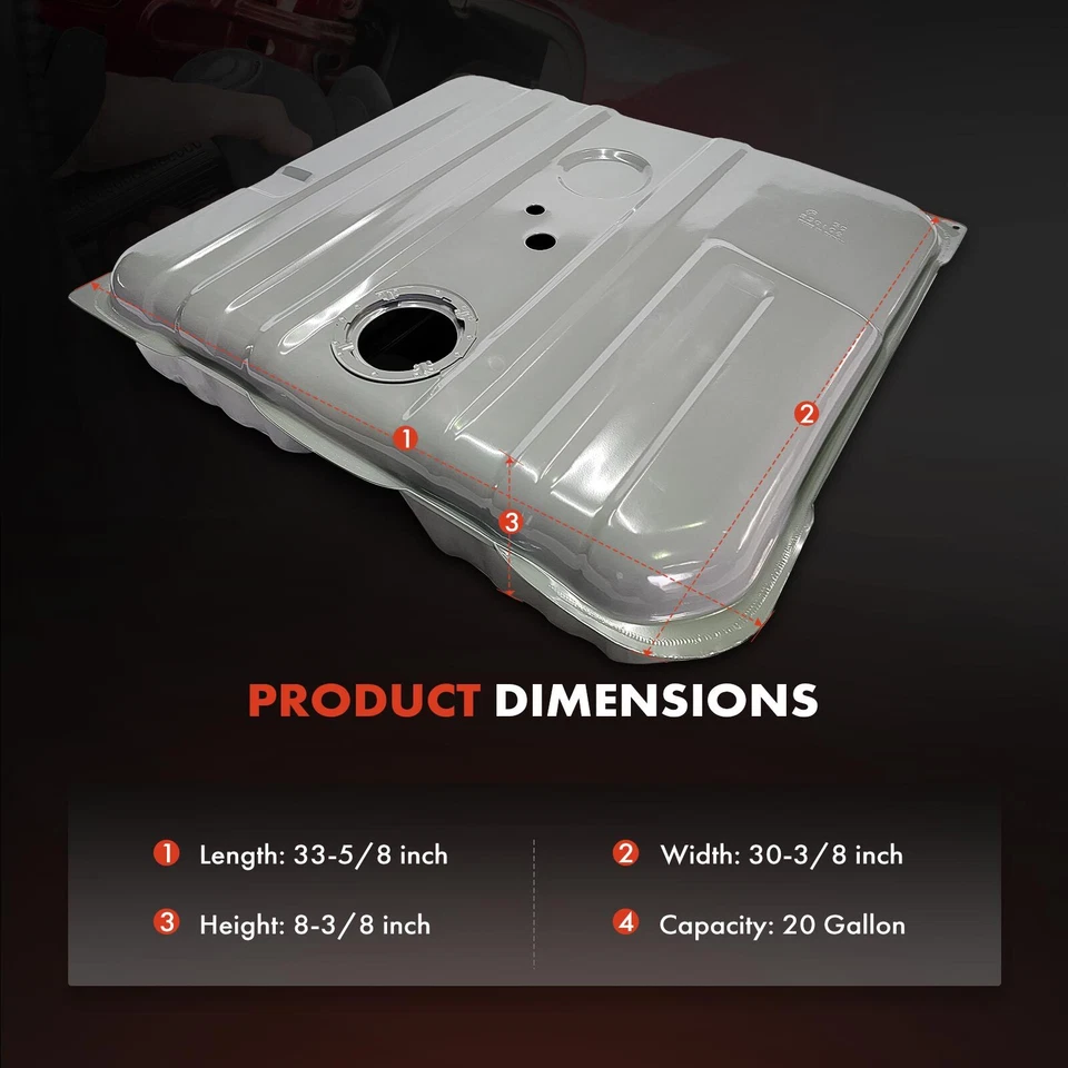 Tanque de combustible de 20 galones para Dodge Grand Caravan Caravan Plymouth Voyager Grand Voyager Foto 4 de 4