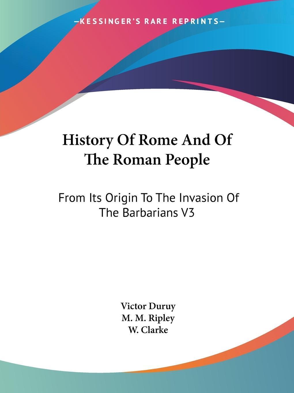 Thumbnail - History Of Rome And Of The Roman People Victor Duruy Taschenbuch