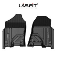 LASFIT Floor Liners Floor Mats for 2019-2024 RAM 1500 (Fit Crew and Quad Cab)