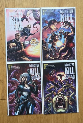 MONSTER KILL SQUAD #1-4  Complete Series Set  (BAD IDEA 2021) 1 2 3 4