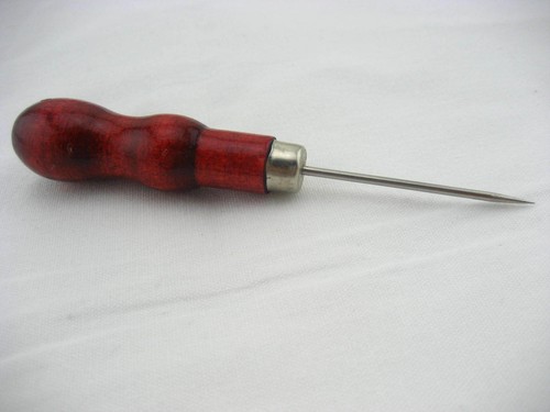 2 Stck. Auffädeln Ahle Faden Naht Ripper Reparatur Tasche Werkzeug Bradel Schlägerei Handwerk Ahle - Bild 8 von 10