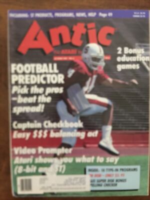 Antic (October 1987, Vol. 6, No. 6) Vintage Atari Resource Computer Magazine!