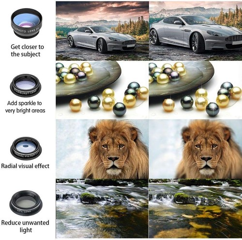 Rated 5star 14-in-1 4K Photography Kit for iPhone 14 etc, any 6.9" Camera Phone - 第 8/17 張圖片