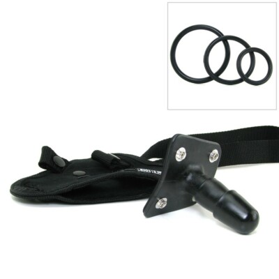 Adjustable Strap On Harness With Vac U Lock Attachment Pegging Couples Sex Toy