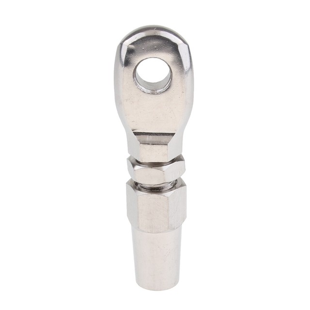 10mm Stainless Steel Wire Rope Swageless Eye Terminal End Compression