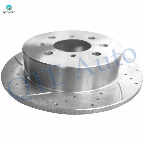 6PC Rear Drilled Brake Rotors 239-Ceramic Brake Pad For 1992-2001 Acura Integra - Picture 4 of 9