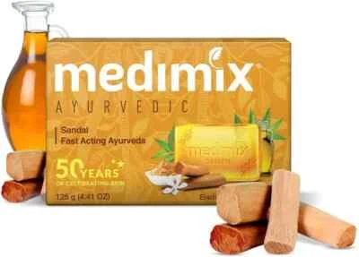 BRAND NEW MEDIMIX AYURVEDIC SANDAL SOAP 5 PACKS SAVER 5x125g