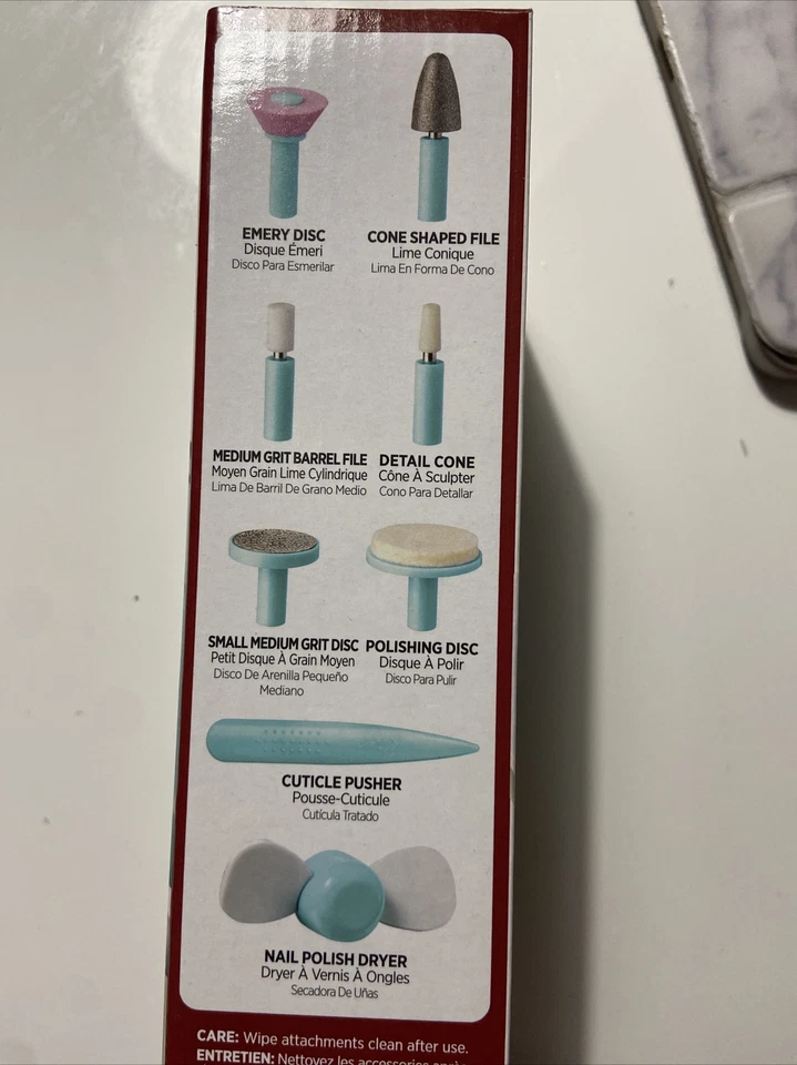 Lima de uñas KISS Power File To Go a batería 8 piezas modelo 02462 Foto 2 de 2