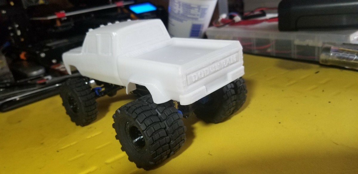 DODGE 1ST GEN DUALLY 4 DOOR CREW CAB AXIAL SCX24 DEADBOLT