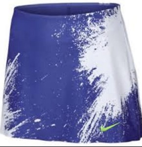 nike women's court power spin tennis skirt