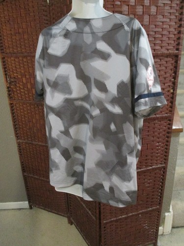 Nike New York Yankees Baseball Jersey Camo Men's Large MLB - Foto 2 di 6