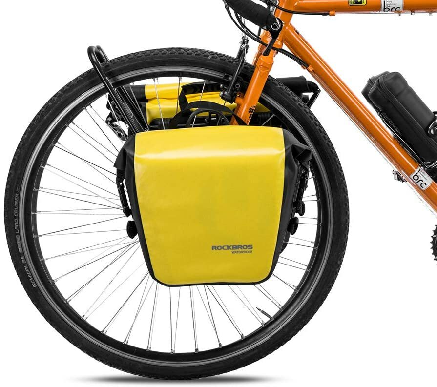 ROCKBROS Bike Pannier Rear Rack Bag Front Roller Panniers Ba