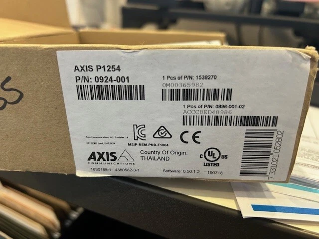 Axis P1254 Network Camera System F1004 Bullet Sensor & P12 - Image 3 of 4