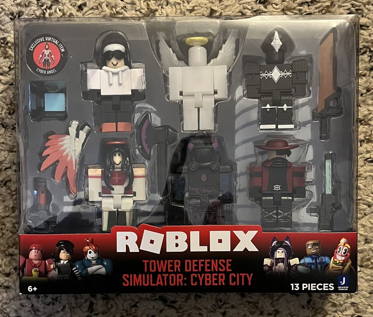 Roblox Tower Defense Simulator: Cyber City Set w/ Cyber Angel Virtual Code