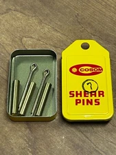 NIB NOS OEM OMC Evinrude Johnson Cosom Shear Pins #7 3 Pin / 2 Cotter Pin
